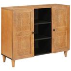 vidaXL Dressoir Lichtbruin 33.5 x 90 x 75 cm, Verzenden, Nieuw, Overige houtsoorten, Minder dan 50 cm