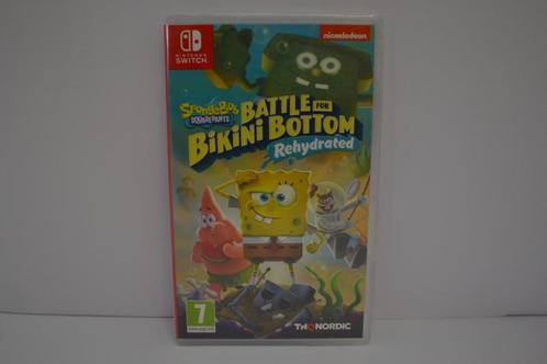 Spongebob Squarepants Battle for Bikini Bottom - Rehydrated, Spelcomputers en Games, Games | Nintendo Switch, Zo goed als nieuw