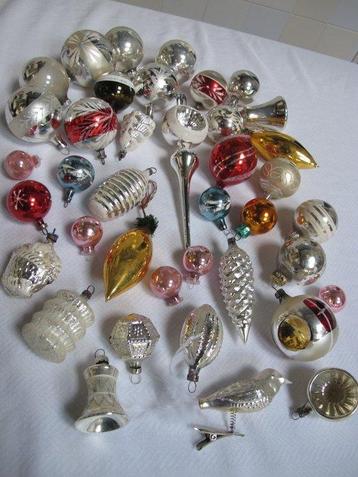 Kerstballen (39) - Antieke en vintage glazen Kerstballen en beschikbaar voor biedingen