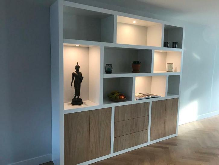 Open Vakkenkast | Wandkast | wandmeubel op maat gemaakt!, Huis en Inrichting, Kasten | Wandmeubels, 25 tot 50 cm, Met lade(s)