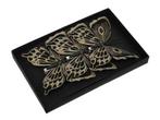 Zwarte vlinders met clip – 12 cm 3 stuks voor bloemschikken,, Ophalen of Verzenden, Nieuw