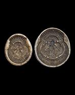 Two unique Buddha jewelry dies for making Buddhist pendants., Antiek en Kunst