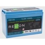 Relion RB 12V/100Ah LiFePO4 accu, Nieuw, Ophalen of Verzenden