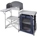 vidaXL Campingkeuken inklapbaar met windscherm aluminium, Caravans en Kamperen, Verzenden, Nieuw