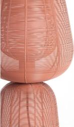 2dekans | Light & Living Tafellamp Aboso – Rood – Ø24cm –, Huis en Inrichting, Ophalen of Verzenden, Zo goed als nieuw