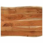 Tafelblad Acacia 90x60 | Tweedekansje - Natuurlijk & Uniek, 50 tot 100 cm, Rustic, Nieuw, Tafelblad
