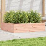vidaXL Plantenbak 100x100x23 cm massief douglashout, Verzenden, Nieuw, Hout