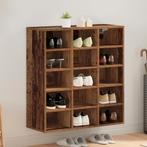 vidaXL Schoenenkast met plank Oud hout 103x30x51 cm Bewerkt, Huis en Inrichting, Verzenden, Nieuw