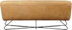- Kenia leer Cognac | Maand actie, Huis en Inrichting, Banken | Bankstellen, 150 tot 200 cm, Nieuw, Ophalen of Verzenden, Rechte bank
