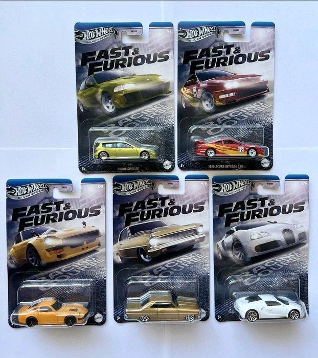 Hot Wheels 1:64 - Modelauto (5) - **No Reserve* Hot Wheels, Hobby en Vrije tijd, Modelauto's | 1:5 tot 1:12