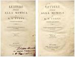 Engel Johann Jakob. - Lettere intorno alla Mimica - 1818, Antiek en Kunst