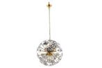 Modern design hanglamp INFINITY HOME 65cm glas goud hanglamp, Huis en Inrichting, Ophalen of Verzenden, Nieuw