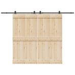 vidaXL Doos met onderdelen voor schuifdeur 305 cm staal, Doe-het-zelf en Verbouw, IJzerwaren en Bevestigingsmiddelen, Verzenden