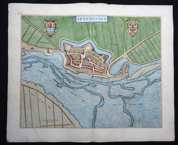 Nederland - Arnemuiden; J. Blaeu - Arnemuyden - 1621-1650, Boeken, Atlassen en Landkaarten