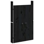 Kastdeurtjes voor buitenkeuken 50x9x82 cm grenenhout zwart, Nieuw, Verzenden