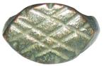 Byzantijns Brons Versierde/gegraveerde ring met ingesneden