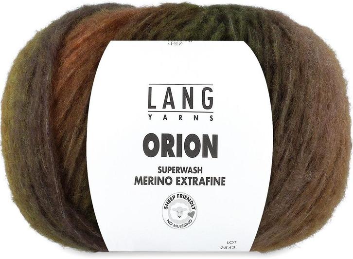 Lang Yarns Orion - 10 Bos - Premium Merino Wol-mix Kleurve, Hobby en Vrije tijd, Breien en Haken, Ophalen of Verzenden