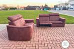 GRATIS LEVERING HEEL NL 3+ 2.5-zit Stof Suede Relax Bankstel, Moderne 3+ 2.5-zits Stoffen Suede Relax Bankstel, 75 tot 100 cm