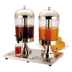 Drank dispenser rvs - 2x8 liter, Verzenden, Nieuw in verpakking