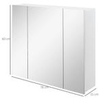 Spiegelkast Badkamermeubel Wandkast Voor Badkamer 3 Deuren B