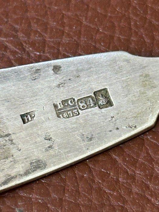 Lepel - .875 (84 Zolotniki) zilver, Antiek en Kunst, Antiek | Goud en Zilver