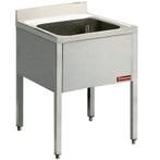 Spoeltafel met 1 kuip met onderstel | Diamond | L710-KD, Verzenden, Nieuw in verpakking