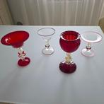 Bokaal (4) - Muranoglas - Glazen bekers van Murano, Antiek en Kunst, Antiek | Glas en Kristal