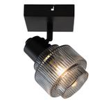 Retro plafondspot grijs, Paris, Huis en Inrichting, Lampen | Plafondlampen, Ophalen of Verzenden, Nieuw, Glas, Retro