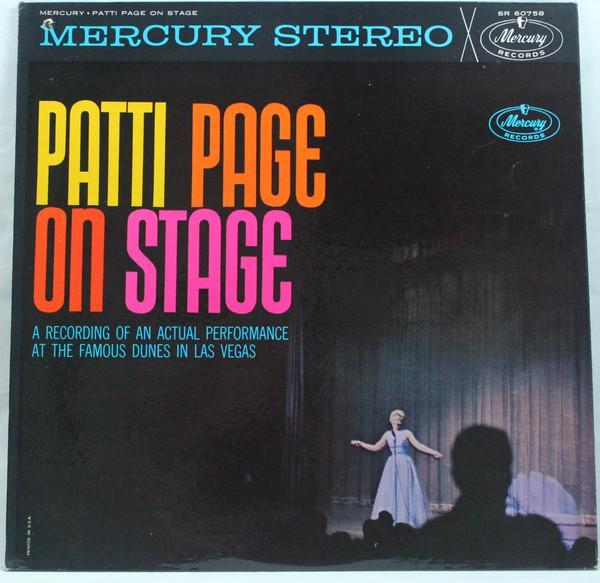 LP gebruikt - Patti Page - Patti Page On Stage, Cd's en Dvd's, Vinyl | Jazz en Blues, Zo goed als nieuw, Verzenden