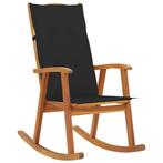 vidaXL Schommelstoel met kussens massief acaciahout, Tuin en Terras, Tuinstoelen, Verzenden, Nieuw, Hout