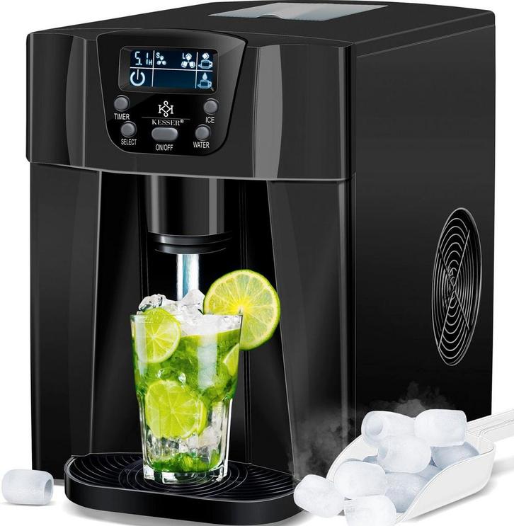 IJsblokjesmachine – 12kg/24 uur – IJsmachine - IJsblokjesmak, Witgoed en Apparatuur, IJsmachines, Zo goed als nieuw, Verzenden