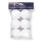 Nep sneeuwballen | PEHA | Ø 6 cm | 6 stuks, Diversen, Kerst, Verzenden, Nieuw