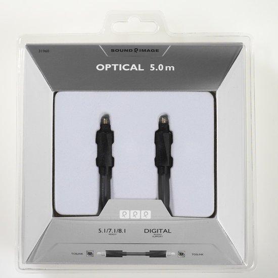 Vivanco Optical 5m hoogwaardige optische kabel digitaal, Audio, Tv en Foto, Televisiebeugels, Verzenden