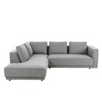 *WOONWINKEL* Hoekbank Grijs Boucle Hoek Links, Huis en Inrichting, Banken | Bankstellen, Verzenden, Nieuw