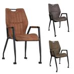 MX Sofa Eetkamerstoel Olympic | Mosgroen | Microvezel stof, Huis en Inrichting, Stoelen, Ophalen, Nieuw, Industrieel