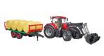 Bruder 3198 Case IH Optum 3 CVX met voorlader, balenwagen, Nieuw