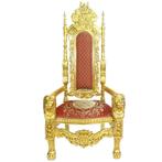 Barok fauteuil  goud, zilver, Megabarok grootste van Europa, Nieuw, Ophalen of Verzenden
