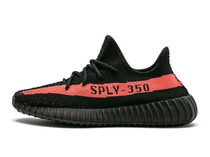 Adidas Yeezy Boost 350 V2 Core Black Red - Maat 42 EU, Kleding | Heren, Schoenen, Ophalen of Verzenden