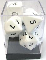 Witte Jumbo Polydice Set | Spellenrijk - Spelonderdelen, Verzenden, Nieuw