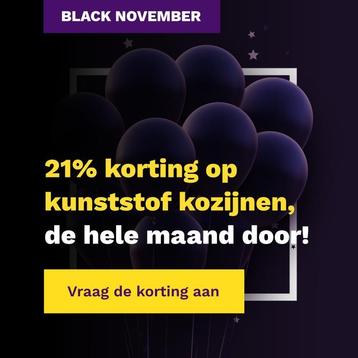 Black November: Deze maand 21% korting bij Qozijn beschikbaar voor biedingen