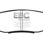 EBC 08+ Lexus LX570 5.7 Greenstuff Rear Brake Pads - DP61816, Ophalen of Verzenden, Nieuw