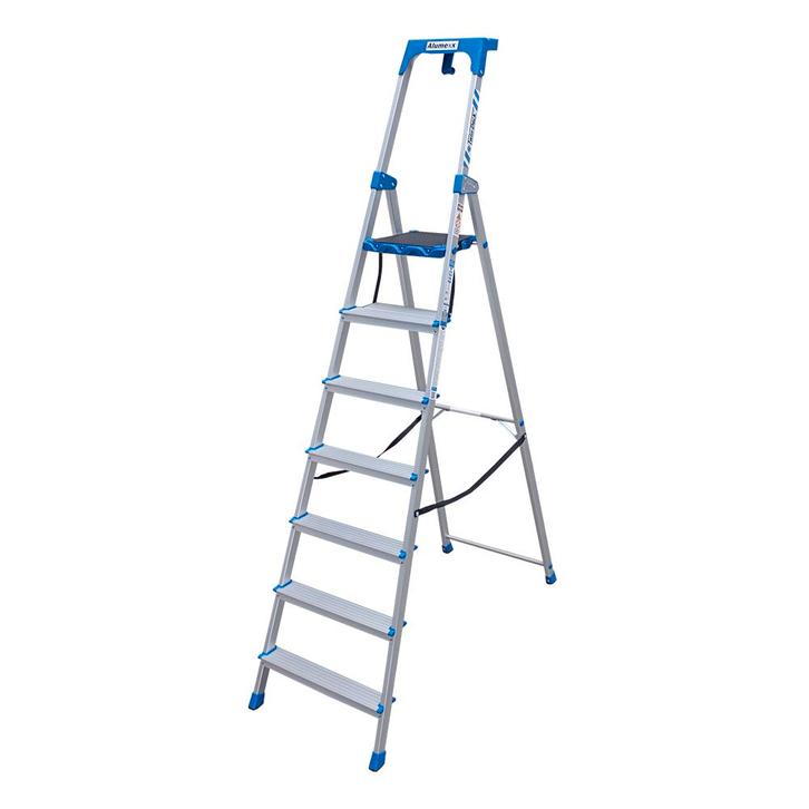 Alumexx Twin-Deck Huishoudtrap ECO, Doe-het-zelf en Verbouw, Ladders en Trappen, Nieuw, Verzenden