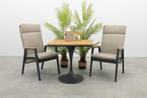 Solaro/Toscara verstelbare bistroset 80x80 cm. - Light, Tuin en Terras, Tuinsets en Loungesets, Verzenden, Nieuw, Hout, Tuinset
