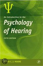 An Introduction To The Psychology Of Hearing 9780125056281, Verzenden, Gelezen, Brian C. J. Moore