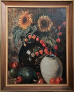 Eduard Houbolt (1885-1954) - Still life with Sun flowers,, Antiek en Kunst, Kunst | Schilderijen | Klassiek