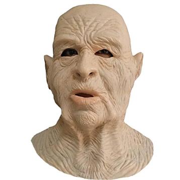 Oude man masker beschikbaar voor biedingen