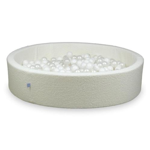 Zachte teddy ballenbak wit – inclusief 600 ballen voor ei., Kinderen en Baby's, Speelgoed | Educatief en Creatief, Nieuw, Ophalen of Verzenden