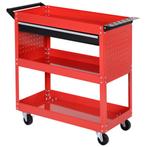 Werkplaatswagen - Toolson - Met lade - Belastbaar - Rood, Doe-het-zelf en Verbouw, Gereedschap | Handgereedschap, Ophalen of Verzenden