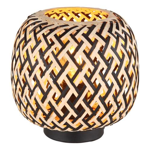 Tafellamp COLLY Matt zwart E27 Metaal ø20.0cm H:19.5cm, Huis en Inrichting, Lampen | Tafellampen, Nieuw, Metaal, Ophalen of Verzenden