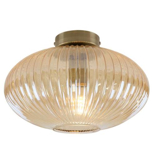Design plafonnière amber, Charlois, Huis en Inrichting, Lampen | Plafondlampen, Nieuw, Glas, Ophalen of Verzenden